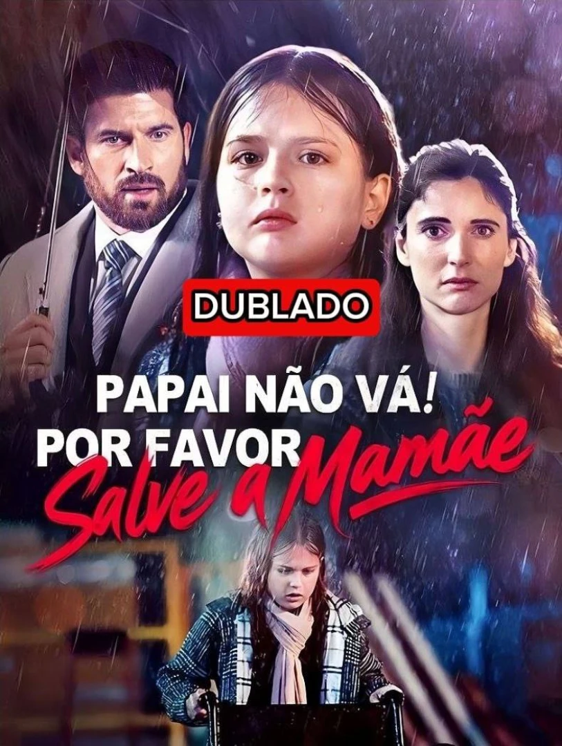 Papai não vá! Por favor a mamãe precisa de você